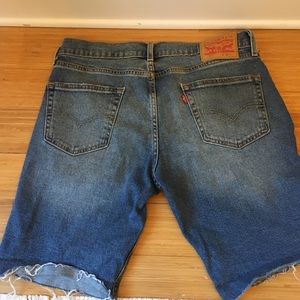Men’s Levi “Factory” Cut-off Jean Shorts